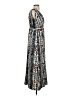Studio West 100% Polyester Print Gray Casual Dress Size S - photo 4