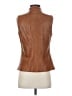 Tory Burch 100% Leather Brown Vest Size S - photo 2