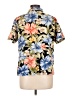 Cathy Daniels Tropical Blue Short Sleeve Button-Down Shirt Size L - photo 2