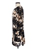 Derek Lam 100% Polyester Print Brown Casual Dress Size XS - photo 5