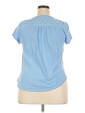 St. John's Bay Short Sleeve Blouse (view 2)