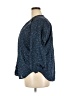 Free Assembly 100% Cotton Blue 3/4 Sleeve Button-Down Shirt Size 3X - photo 5