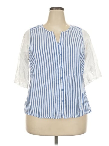 Faded Glory Short Sleeve Blouse (view 1)