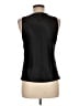 Sears 100% Polyester Black Sleeveless Blouse Size M - photo 2