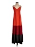 Mossimo Supply Co. Color Block Red Casual Dress Size XS - photo 1