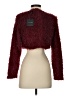 JLUXLABEL 100% Polyester Burgundy Cardigan Size S - photo 2
