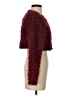 JLUXLABEL 100% Polyester Burgundy Cardigan Size S - photo 4