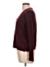 J.Crew Collection 100% Cashmere Burgundy Cashmere Pullover Sweater Size M - photo 5
