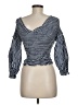 Unbranded Blue 3/4 Sleeve Blouse Size M - photo 2