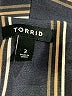 Torrid Stripes Blue Blazer Size 3X Plus (3) - photo 6