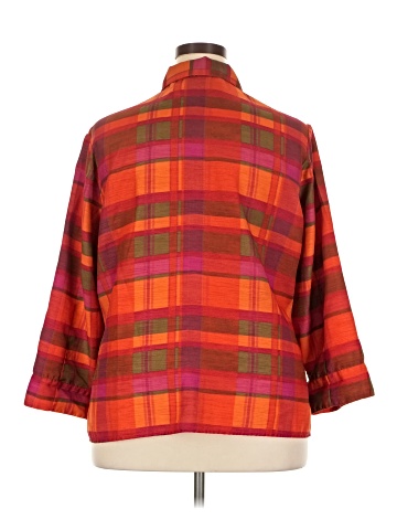 Selene Sport 3/4 Sleeve Button-Down Shirt (view 2)