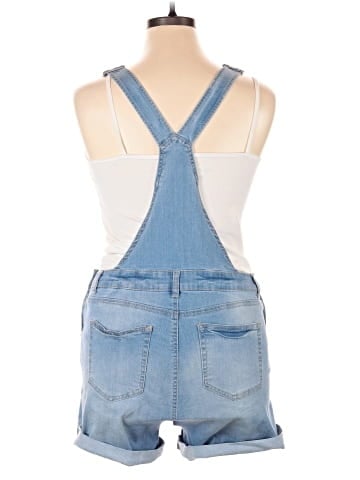 Wax Jean Overall Shorts (view 2)