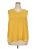 Maurices 100% Polyester Yellow Sleeveless Top Size 20 (2) - photo 1