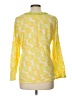 Sigrid Olsen Yellow 3/4 Sleeve Blouse Size Lg Petite - photo 2