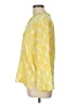 Sigrid Olsen Yellow 3/4 Sleeve Blouse Size Lg Petite - photo 5