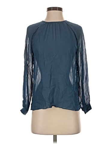 Gerard Darel Long Sleeve Silk Top (view 1)