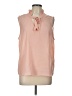 Elle 100% Polyester Pink Sleeveless Blouse Size L - photo 1
