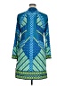 Hale Bob Blue Casual Dress Size 1X - photo 2