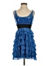 Freeway Blue Cocktail Dress Size S - photo 1