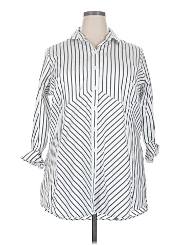 Coldwater Creek 3/4 Sleeve Button-Down Shirt (view 1)