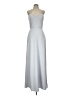 Bari Jay 100% Polyester Solid Blue Silver Cocktail Dress Size 12 - photo 1
