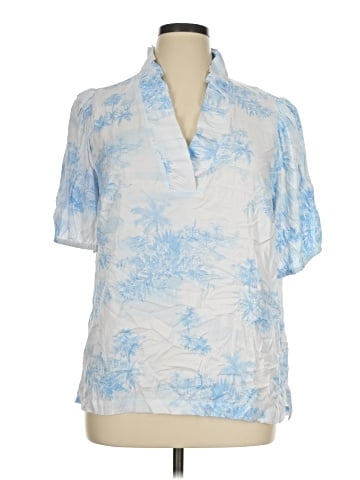 Crown & Ivy Short Sleeve Blouse (view 1)
