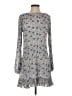 Maje 100% Polyester Print Blue Casual Dress Size EU (FR) 36 / US 4 - photo 1