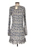 Maje 100% Polyester Print Blue Casual Dress Size EU (FR) 36 / US 4 - photo 2