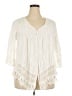 Solitaire 100% Rayon Ivory 3/4 Sleeve Blouse Size 3X - photo 1