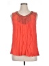 Bobeau 100% Rayon Orange Sleeveless Blouse Size 1X - photo 1