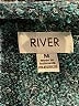 River Teal Cardigan Size M - photo 7
