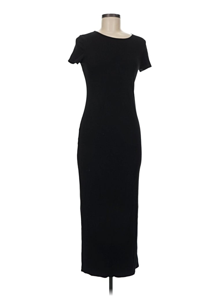 Pre-owned Bebe Casual Dress In Black