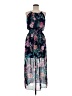 En Focus Studio 100% Polyester Floral Blue Casual Dress Size 6 - photo 1