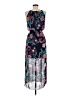 En Focus Studio 100% Polyester Floral Blue Casual Dress Size 6 - photo 2