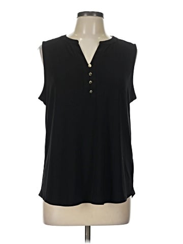Anne Klein Sleeveless Blouse (view 1)