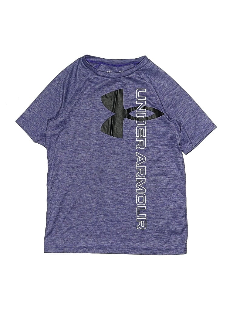Pre-owned Under Armour Kids' Active T-shirt In Purple