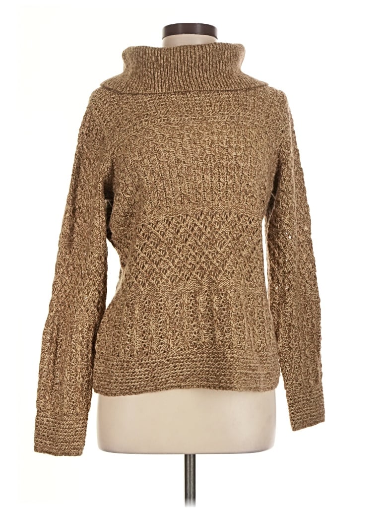 Pre-owned Emma James Turtleneck Sweater In Brown