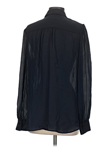 Classiques Entier Long Sleeve Silk Top (view 2)
