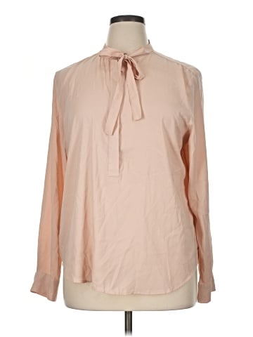 Ann Taylor Long Sleeve Blouse (view 1)