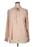 Ann Taylor 100% Polyester Tan Long Sleeve Blouse Size XL - photo 1