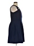 En Focus Studio Solid Blue Cocktail Dress Size 16 - photo 4