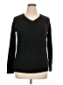 Faded Glory Chevron-herringbone Black Pullover Sweater Size L - photo 1