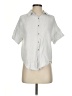 Michael Stars Stripes Silver Short Sleeve Blouse Size Sm (0) - photo 1