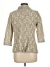 Nick & Mo 100% Nylon Paisley Gold Tan Blazer Size L - photo 2