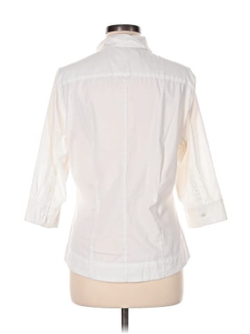 Riders by Lee 3/4 Sleeve Button-Down Shirt (view 2)