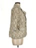Nick & Mo 100% Nylon Paisley Gold Tan Blazer Size L - photo 4