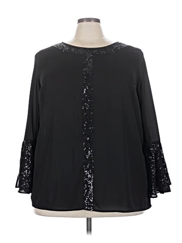 Jessica London 3/4 Sleeve Blouse (view 1)