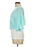 Perceptions Teal 3/4 Sleeve Top Size L - photo 5