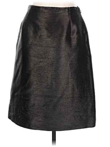Ralph Lauren Black Label Faux Leather Skirt (view 1)