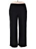 Elementz Solid Black Casual Pants Size 2X - photo 1